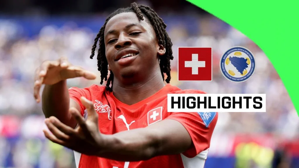Manzambi’s Double Rockets Switzerland Past Bosnia