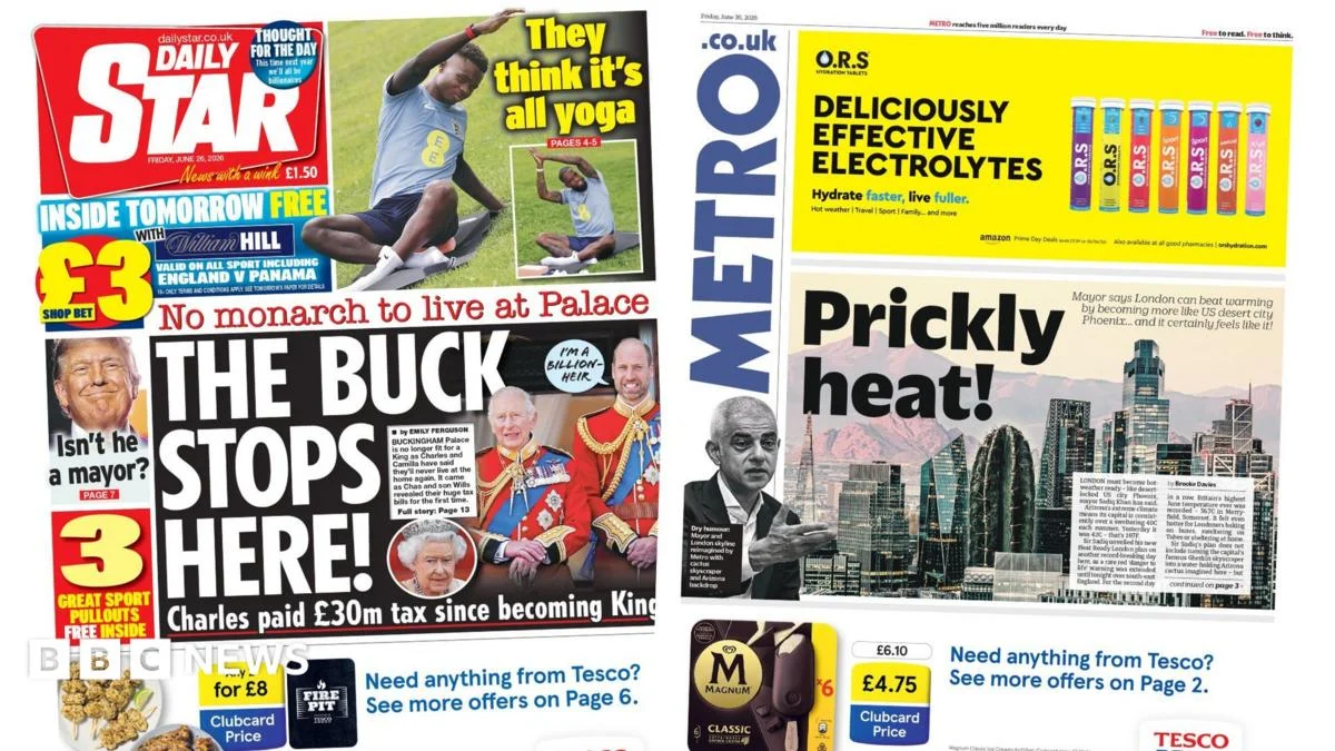 King Charles Ditches Buckingham Palace as Britain Sizzles in Record Heat