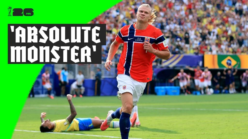 Haaland’s remarkable lead fuels Norway’s win over Brazil