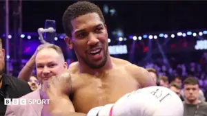 Anthony Joshua knocked down twice in dramatic win