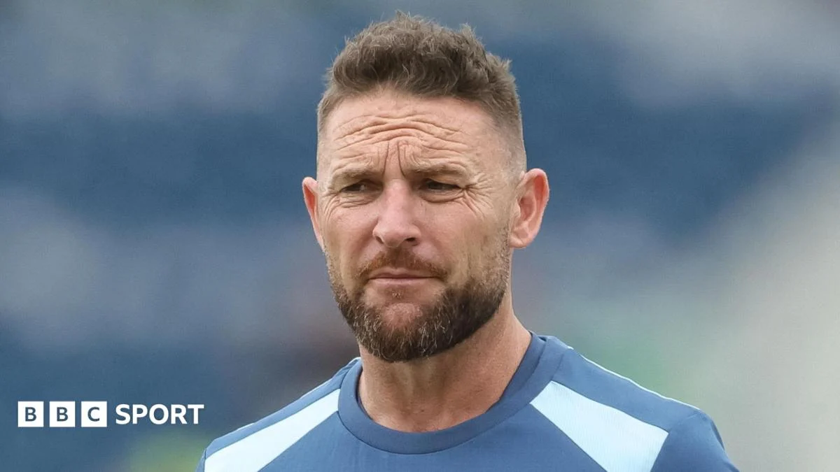 England Test coach McCullum sacked, leaving team without head coach