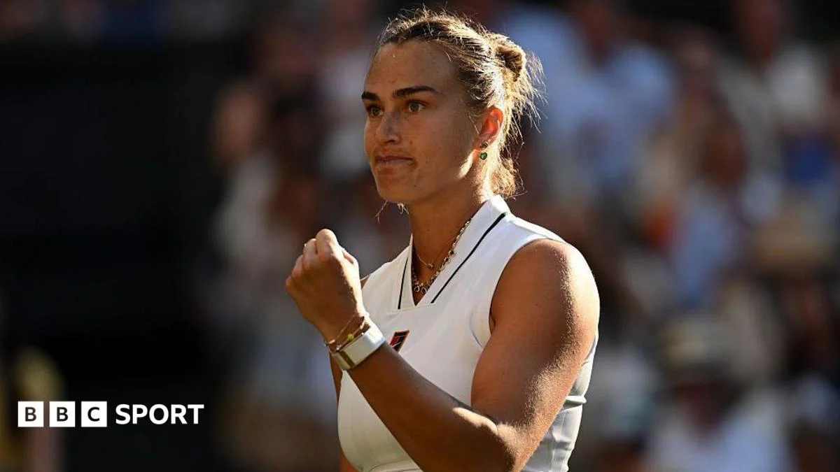 Sabalenka defeats Ostapenko to meet Osaka at Wimbledon