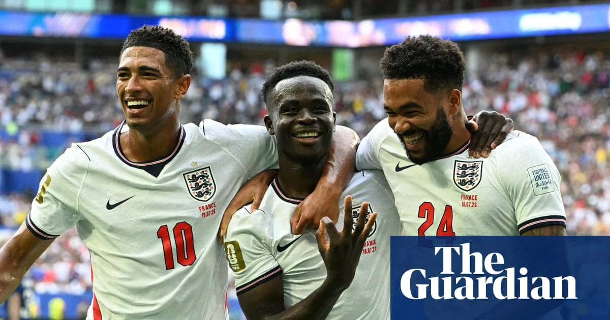 Saka hat-trick drives England past France 6-4
