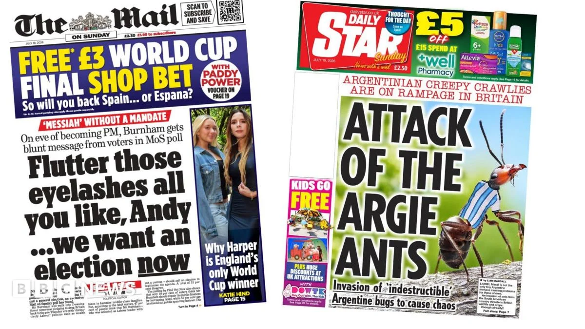 Papers hail Burnham as next UK prime minister