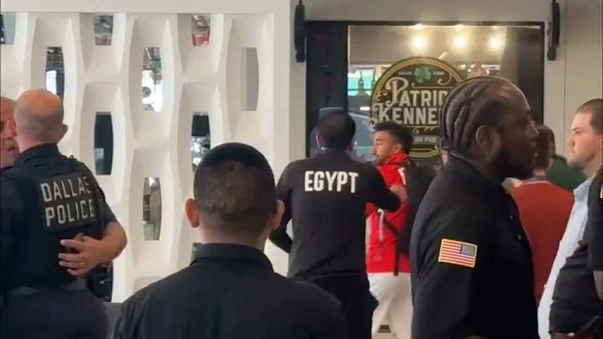 US Police Staff Clash with Egyptian Players Over Photos