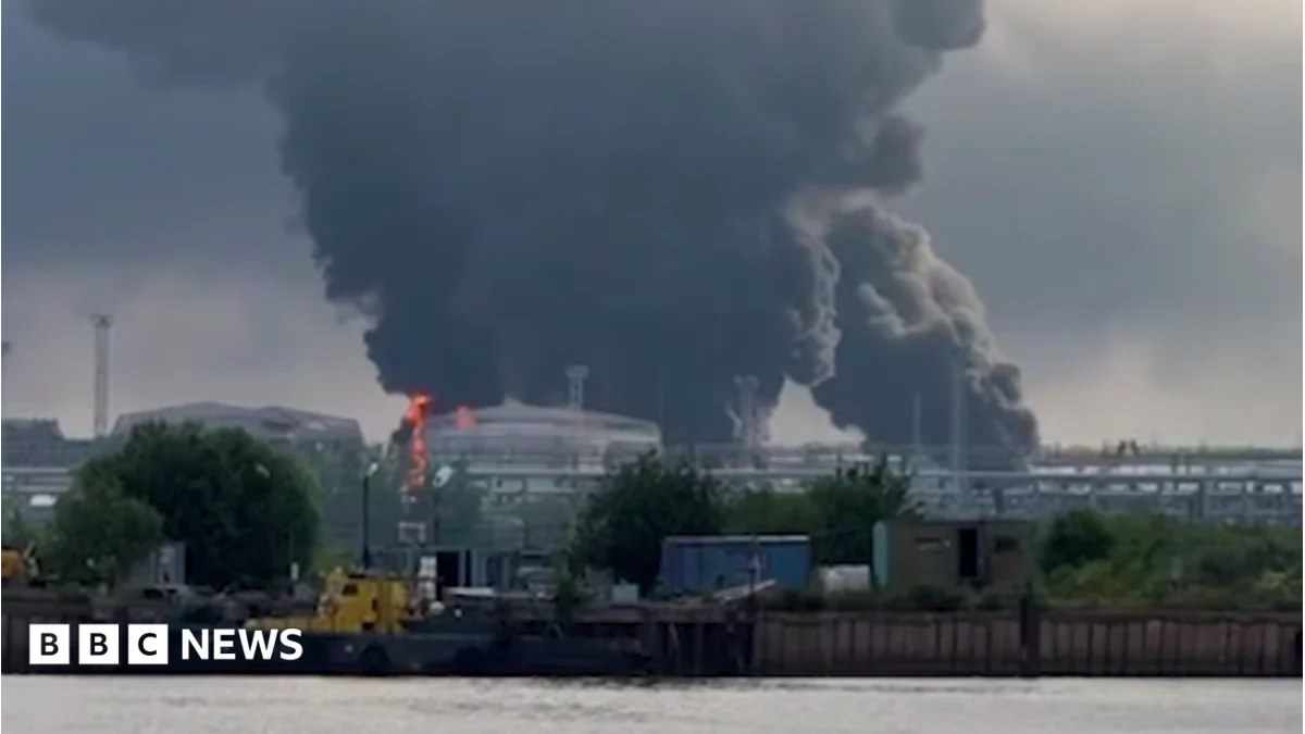 Ukraine Strikes Major Oil Terminal in St Petersburg
