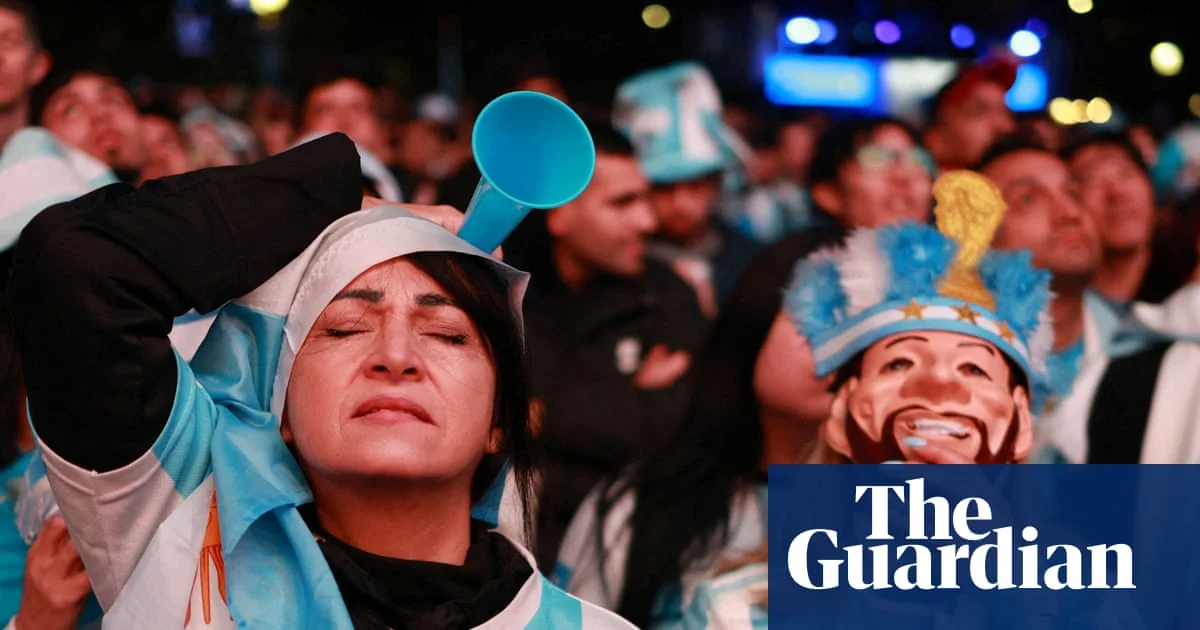 Argentina fans celebrate win over England as Messi exits World Cup