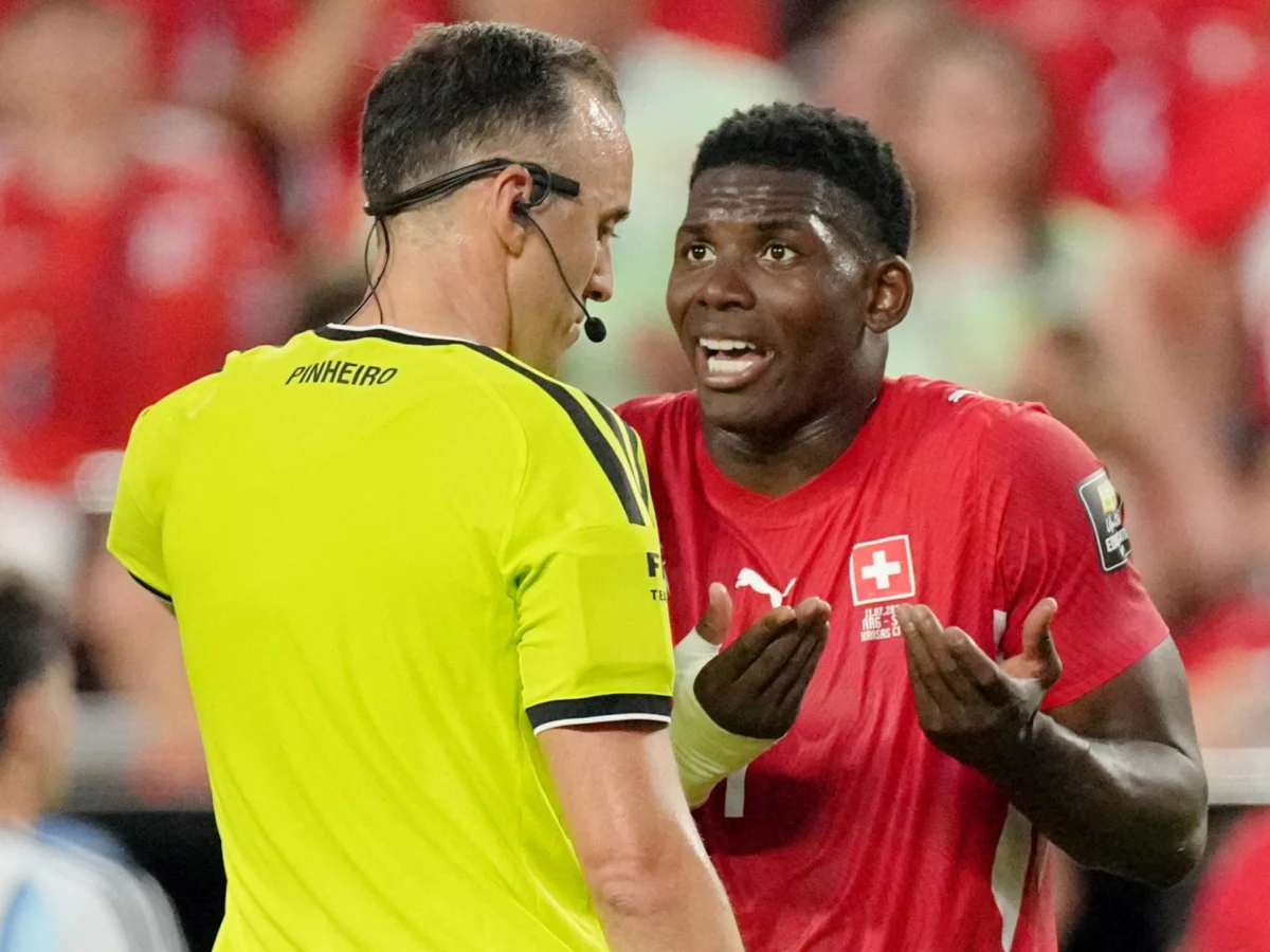 Who Received the Mistaken Identity Red Card in Argentina vs Switzerland?