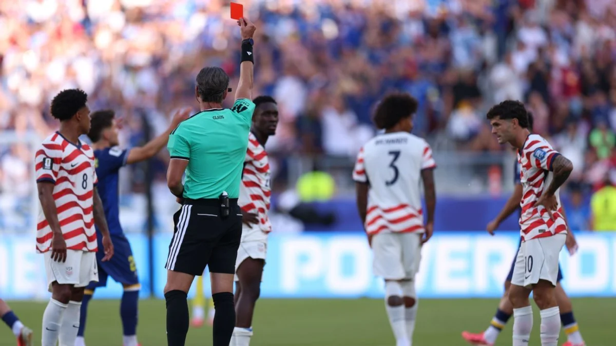 World Cup VAR review misapplies protocol, Balogun red‑carded