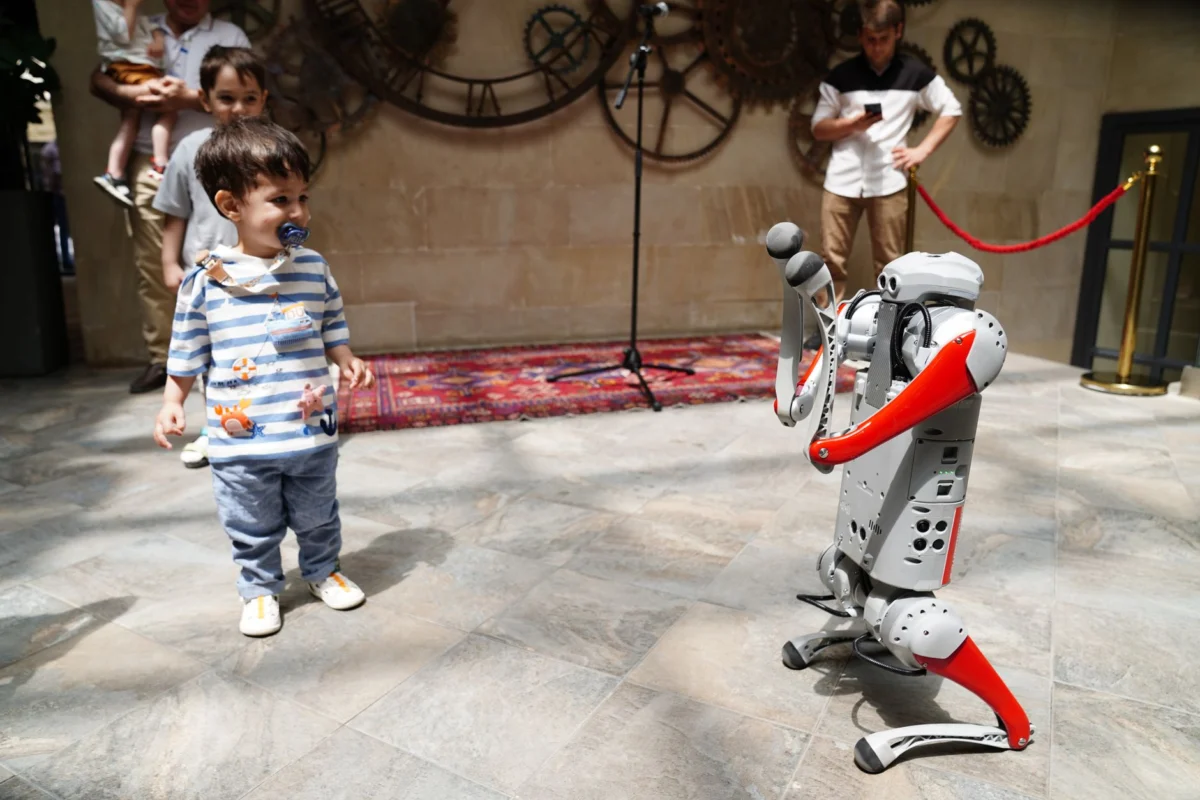 Atlas Robot Delivers Match Ball at World Cup