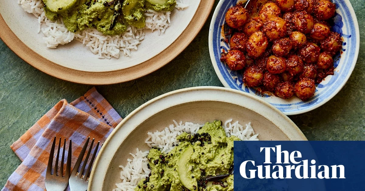 Tamil summer feast: cucumber yoghurt curry and gooseberry pickle