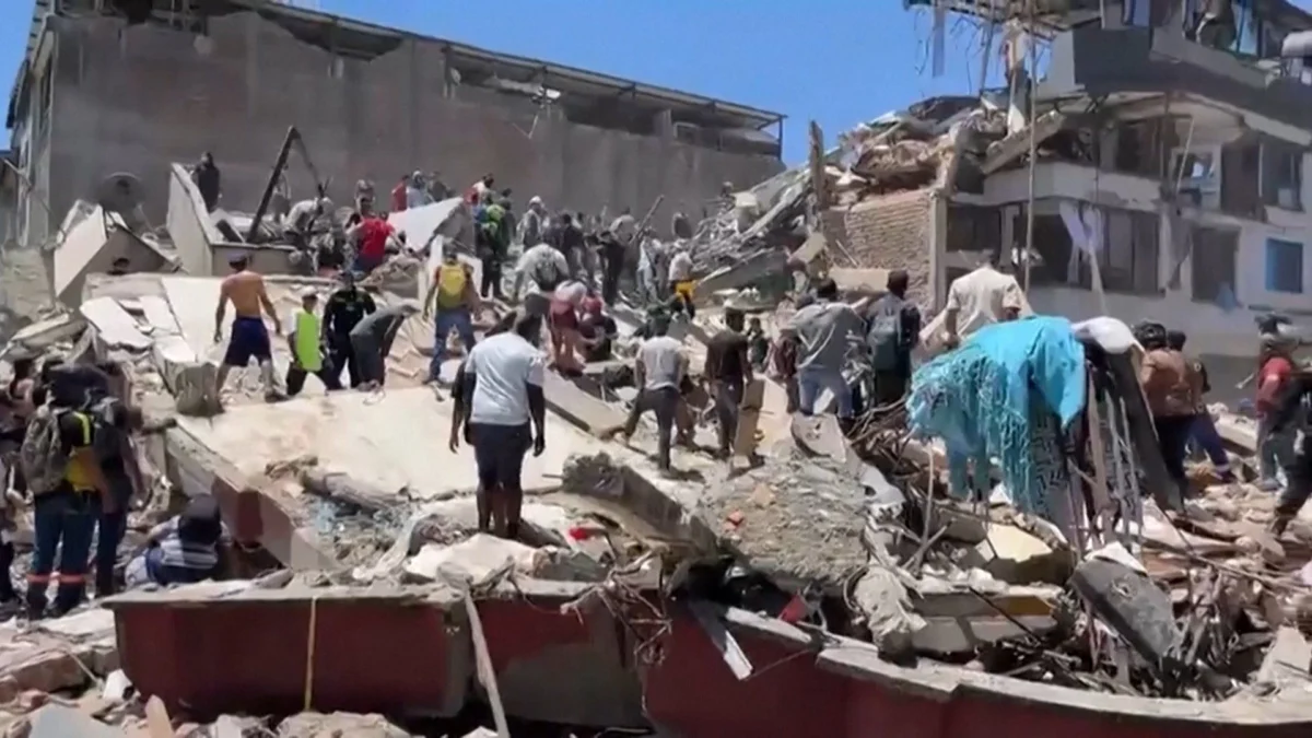 Colombia Earthquake Death Toll Rises Amid Rescue Efforts