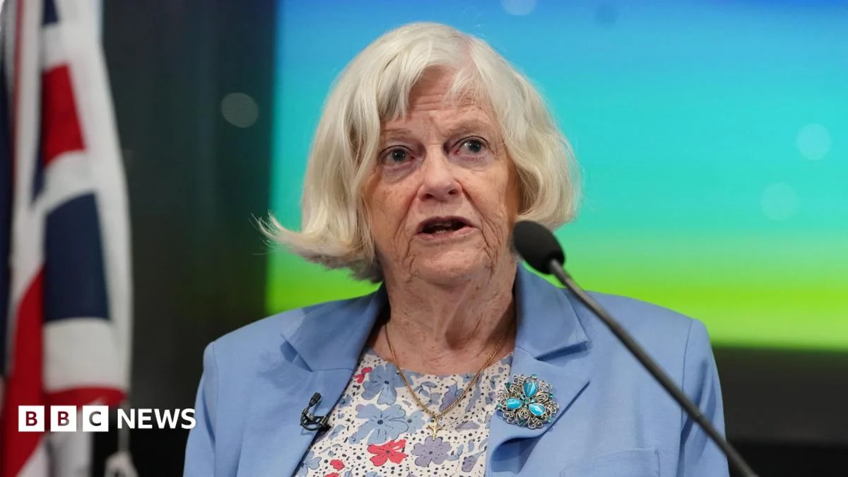 Ann Widdecombe’s funeral held at Buckfast Abbey
