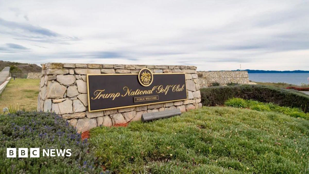 Armed man arrested near Trump’s golf course ahead of visit