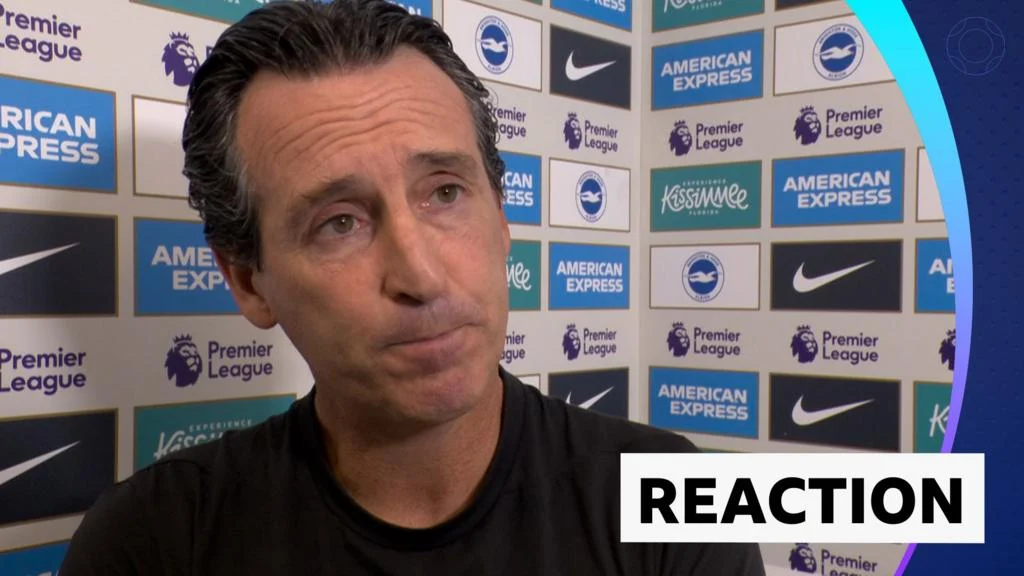 Unai Emery Reacts to Aston Villa’s Heavy Defeat Against Brighton