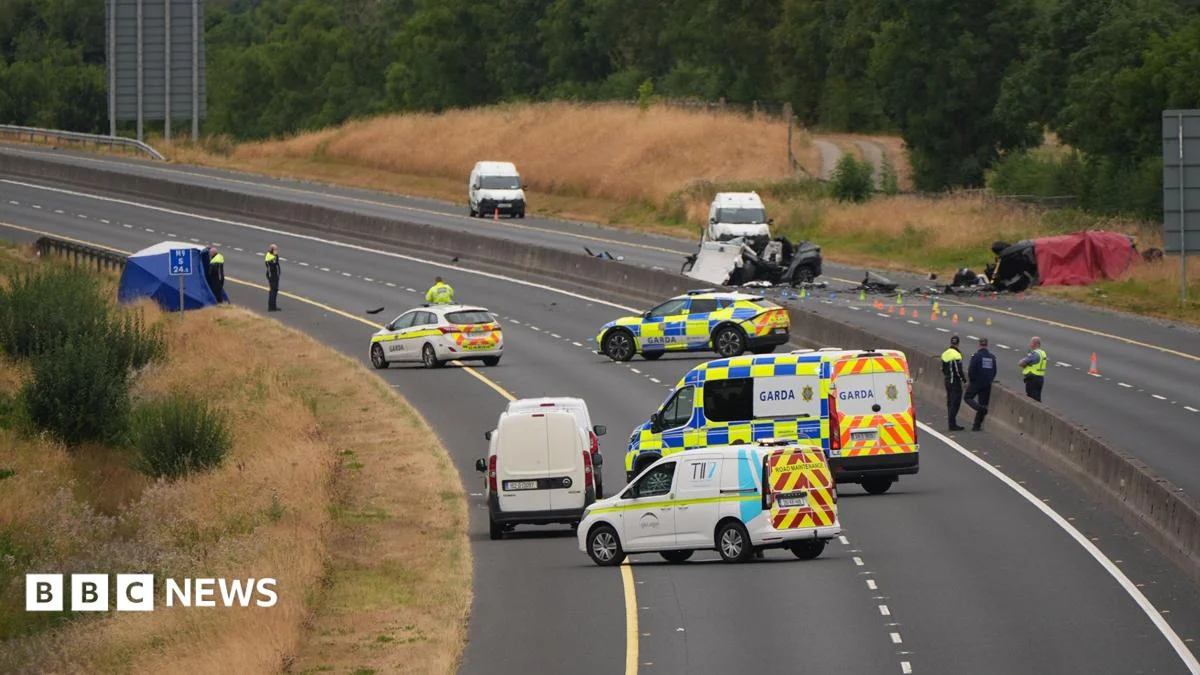 Five teens killed, four injured in wrong-way motorway crash in Ireland
