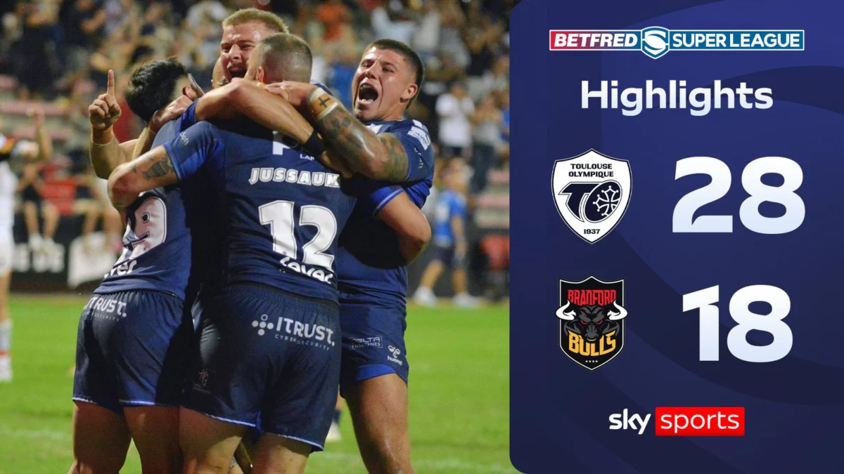 Bradford Bulls fall short in comeback against Toulouse Olympique