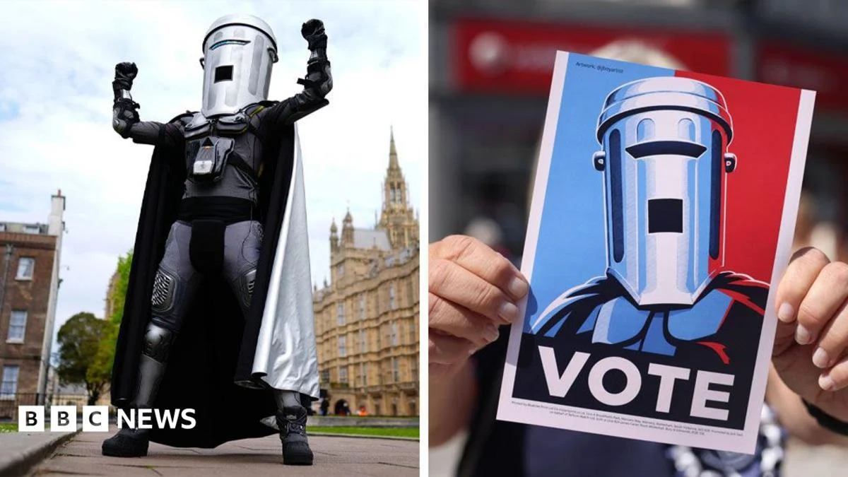 Count Binface achieves best by-election result in Clacton