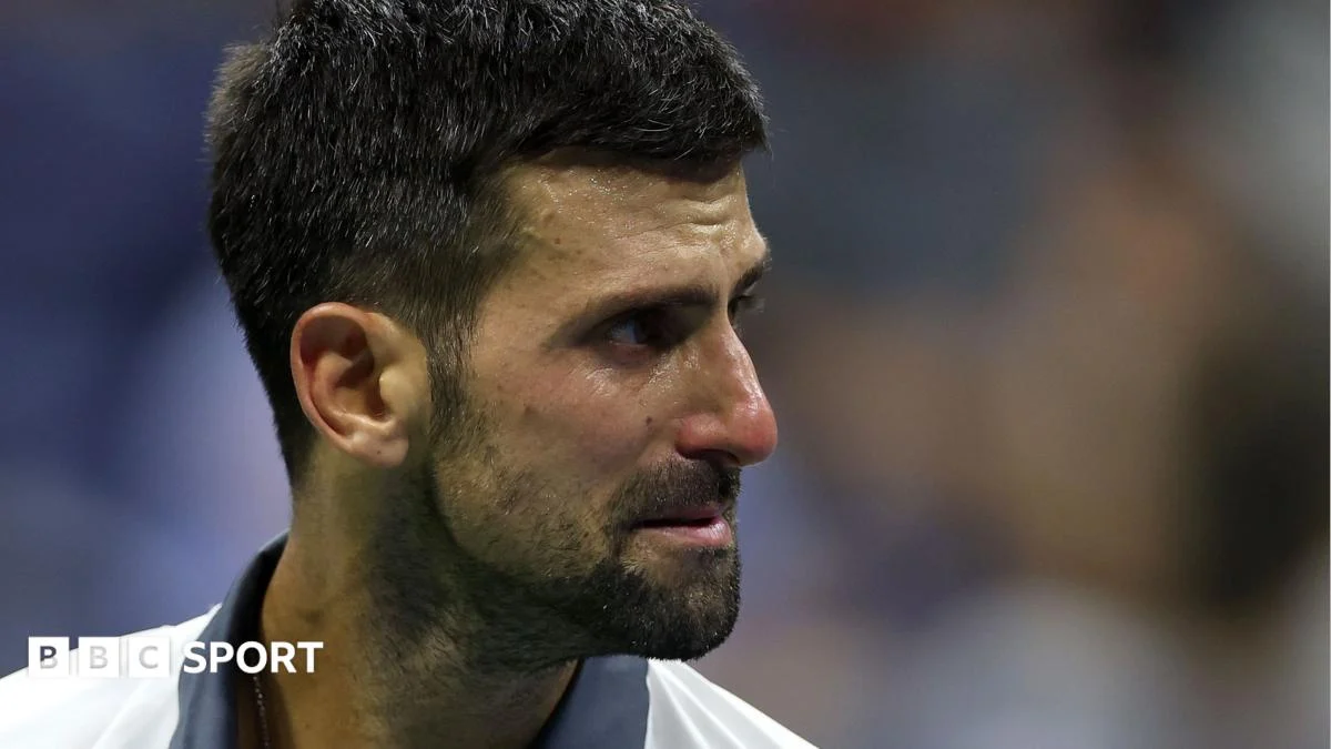 Novak Djokovic tearful after US Open first-round exit