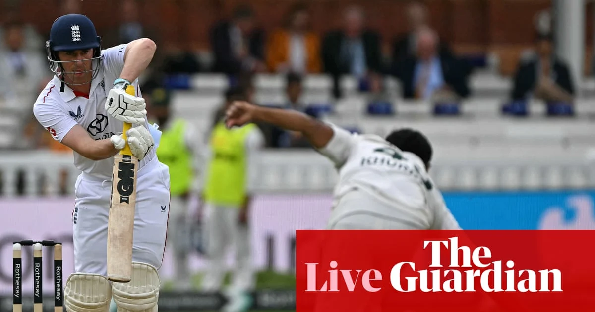 England v Pakistan: Day Three Updates at Lord’s