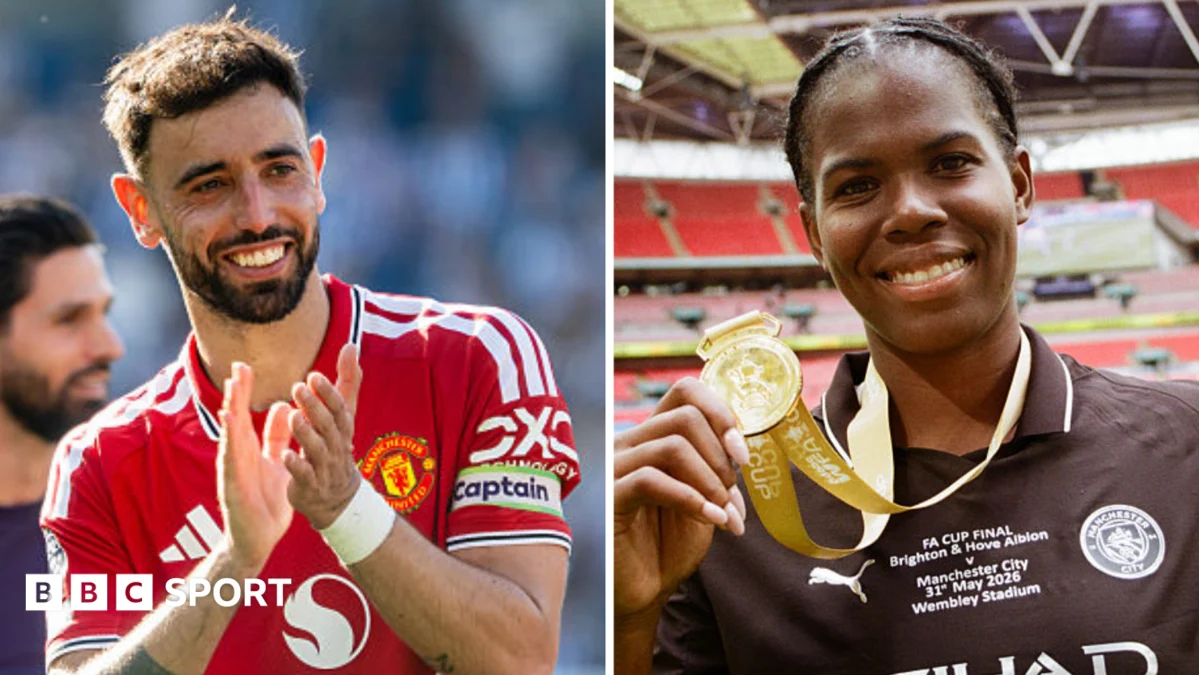 Bruno Fernandes and Khadija Shaw win PFA Player of the Year awards