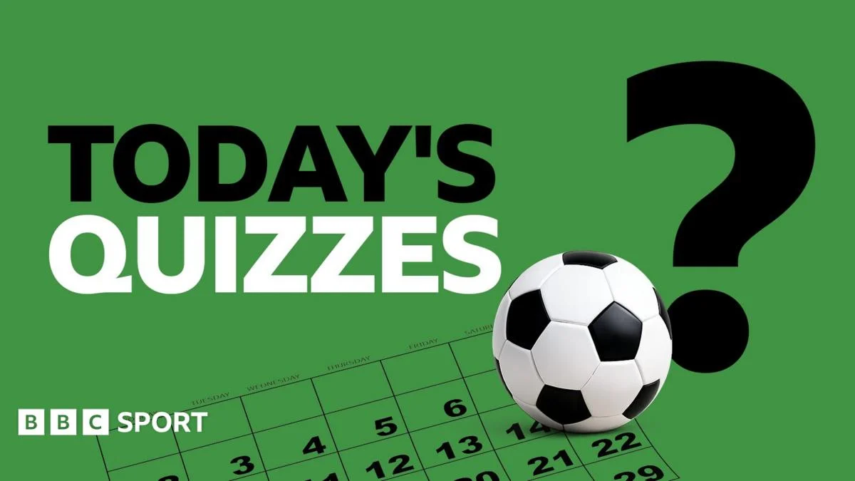 Test your football knowledge with BBC Sport’s daily quizzes