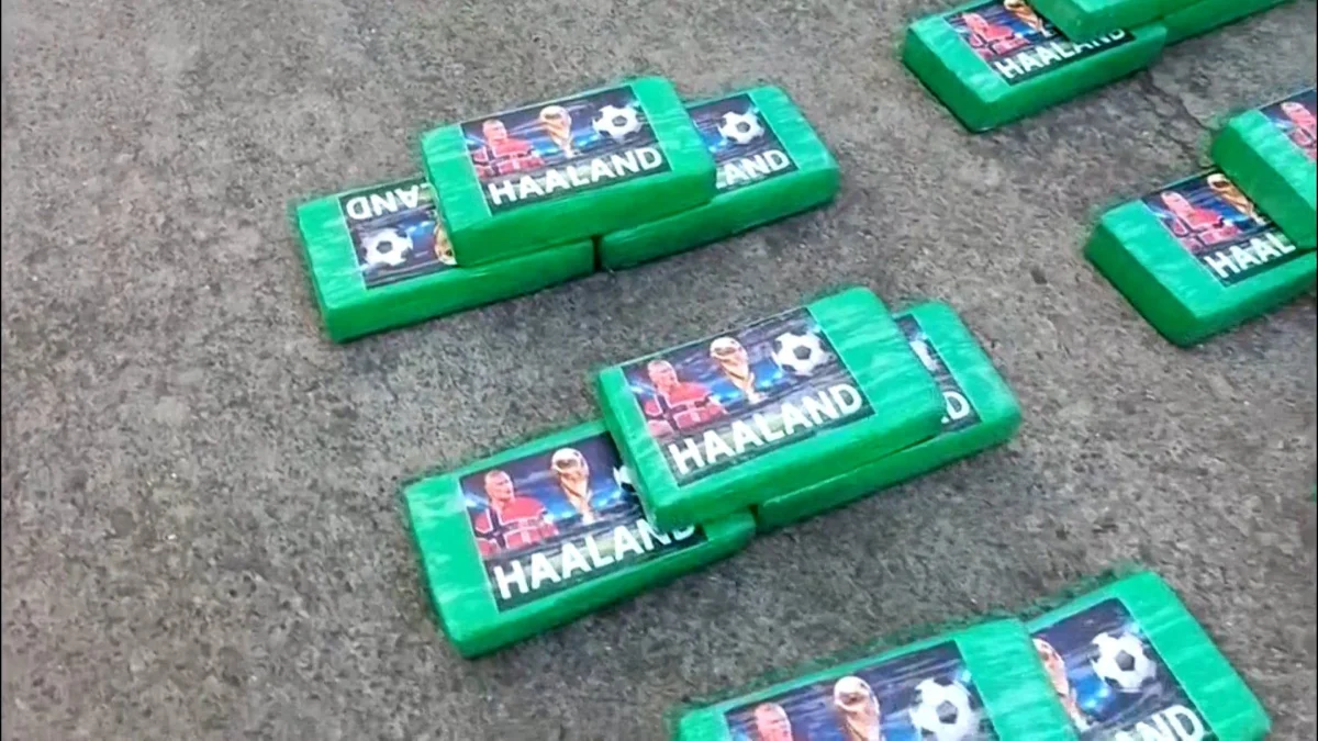 Erling Haaland Branded Cocaine Seized in Ecuador