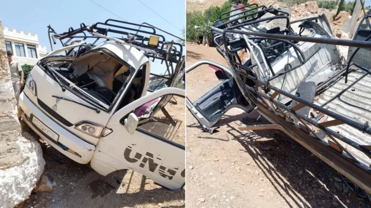 Israeli drone strike hits civilian vehicle in Syria