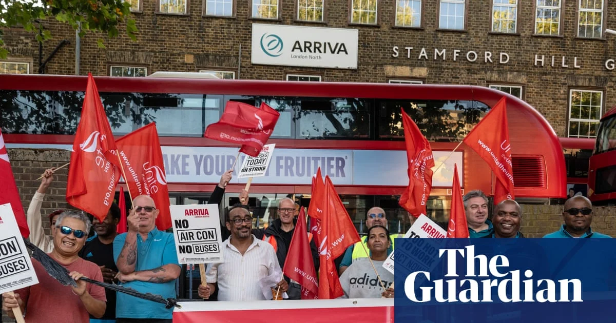 London bus drivers strike over heatwave working conditions