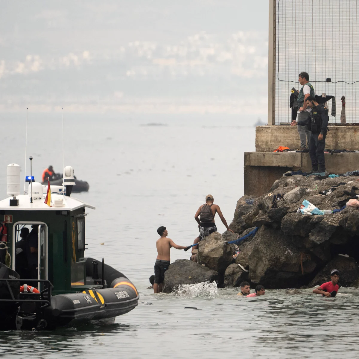 Migrants Flood a Tiny Spanish Territory
