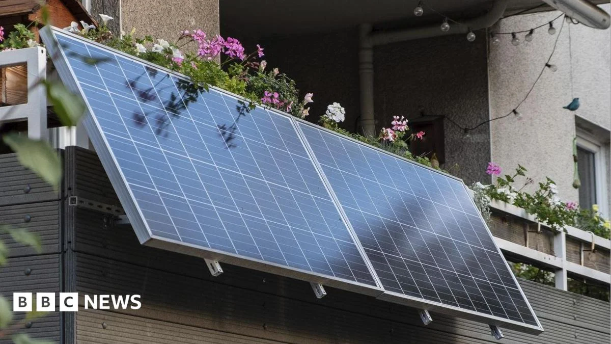 Plug-in solar panels could cut UK home energy bills