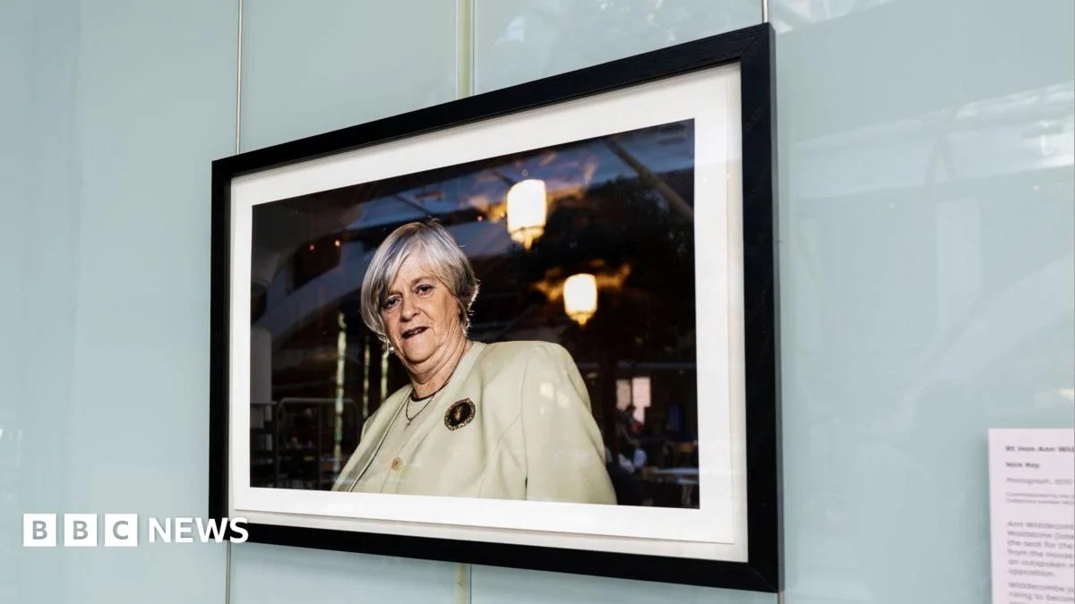 Portrait of Ann Widdecombe Unveiled in Parliament