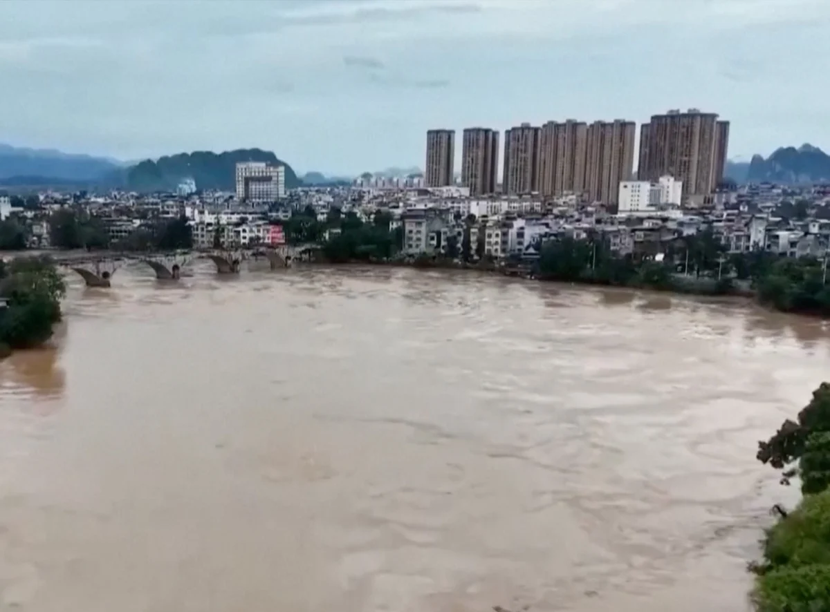 Typhoon Narra causes flooding in China and Vietnam
