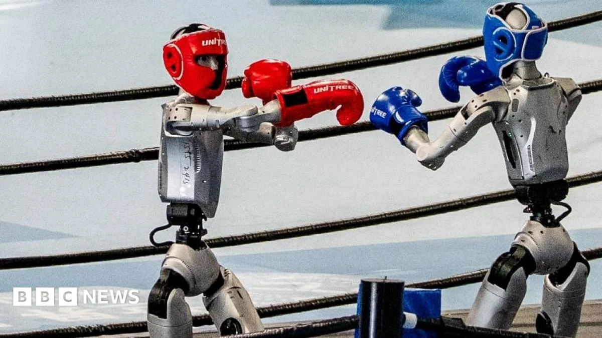 World Humanoid Games Showcase Robot Boxing, Football, and Sprinting