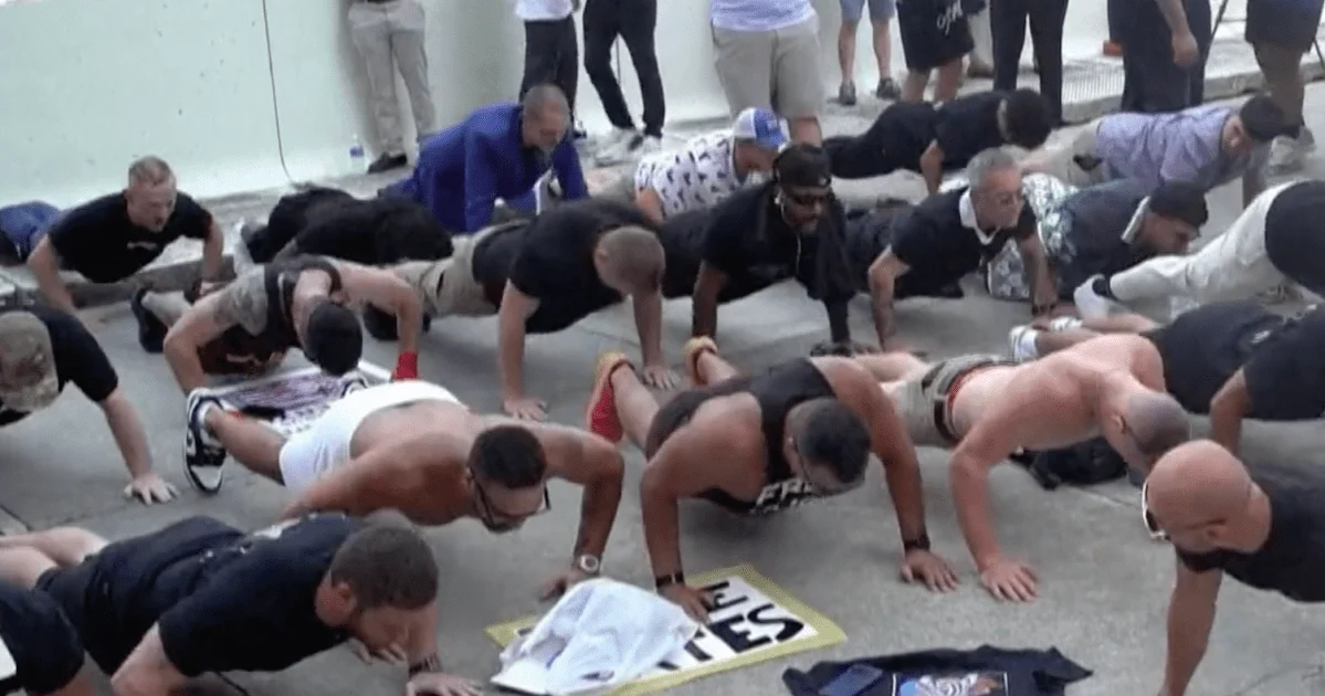 Tate supporters rally in Miami ahead of brothers’ bail hearing