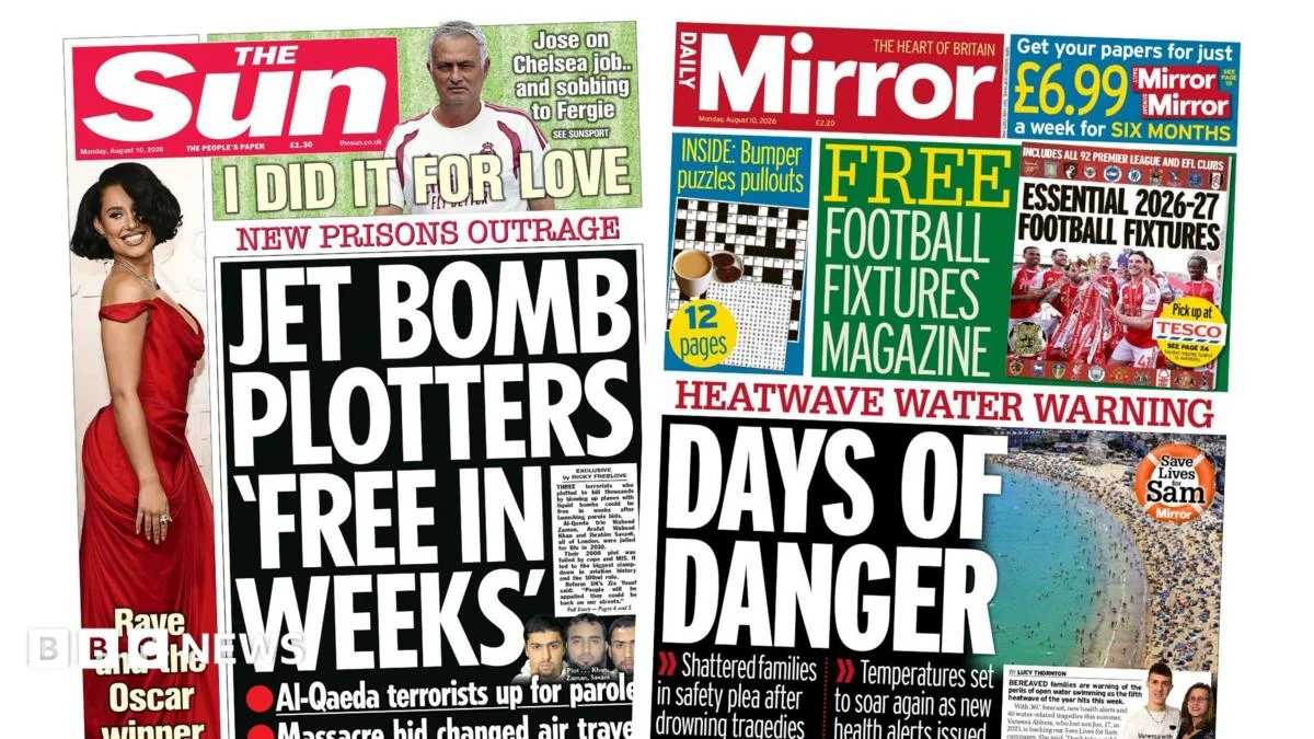 Jet Bomb Plotters Seek Parole Amid Heatwave Warning