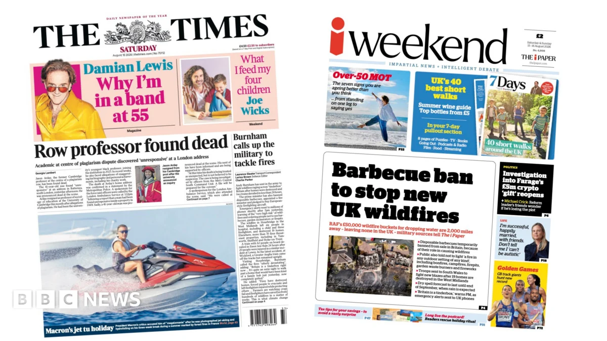Former Cambridge professor found dead amid UK barbecue ban reports