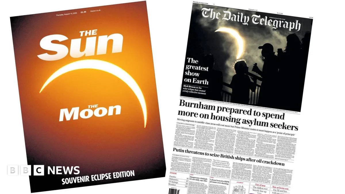 Rare Solar Eclipse Dominates UK and European Headlines