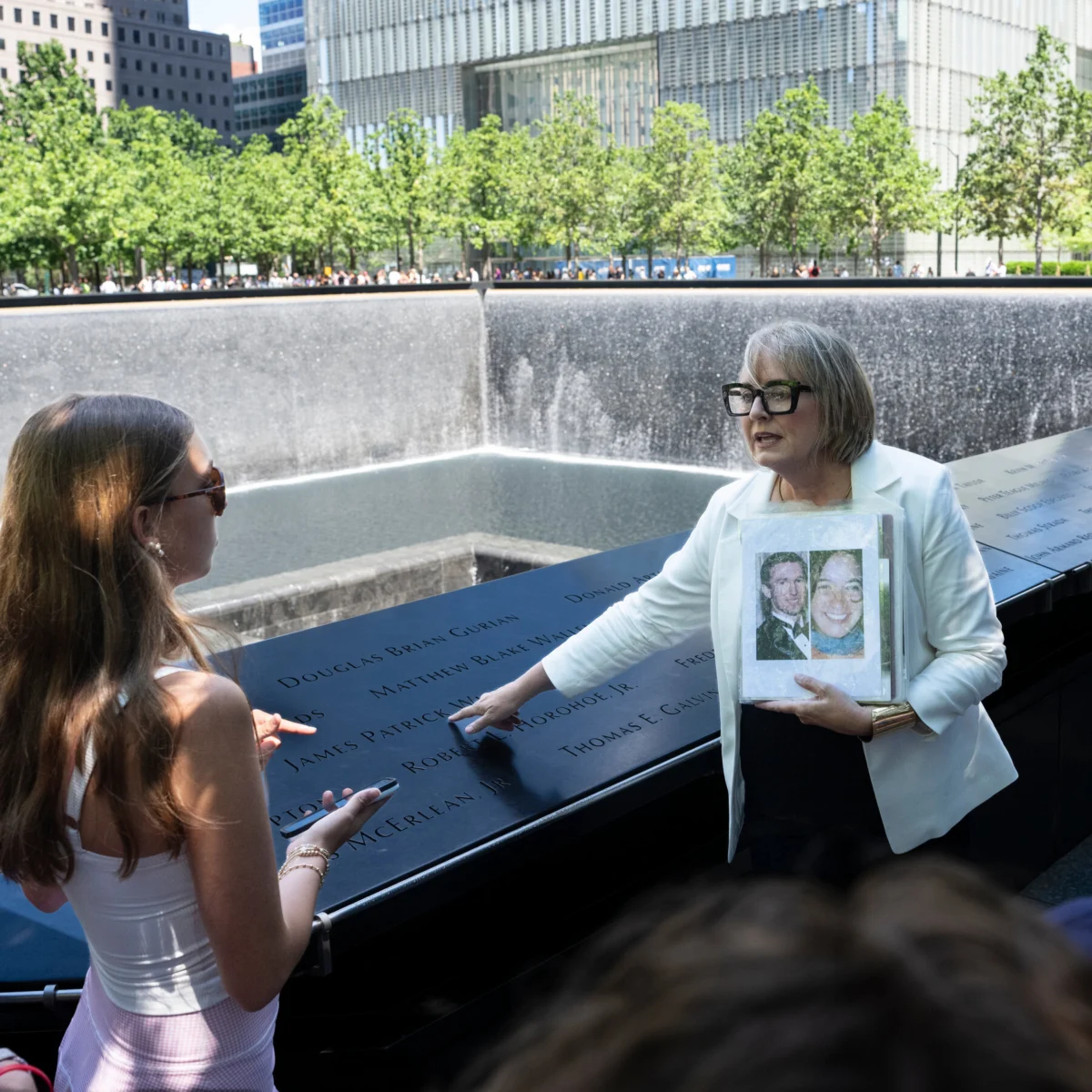 Christina Stanton Guides Tours of 9/11 Site for 25th Anniversary