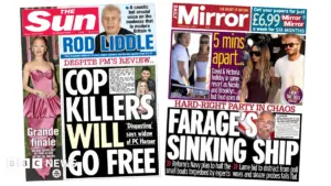 UK papers highlight prisoner release concerns