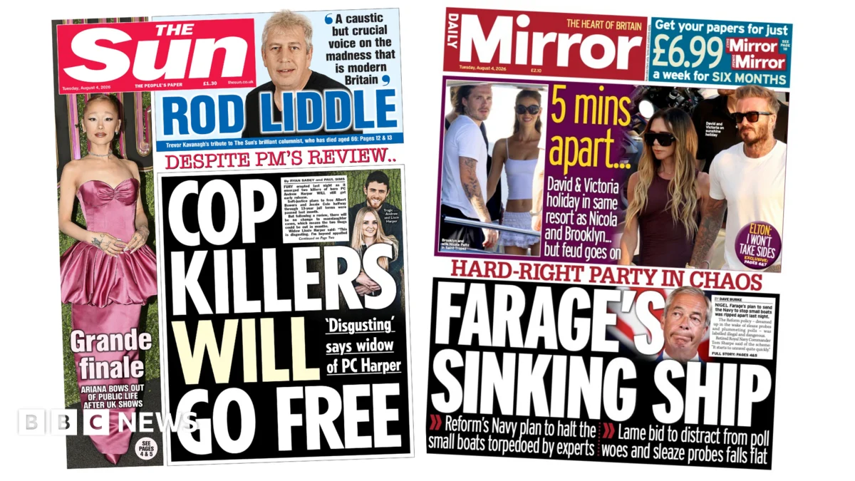 UK papers highlight prisoner release concerns