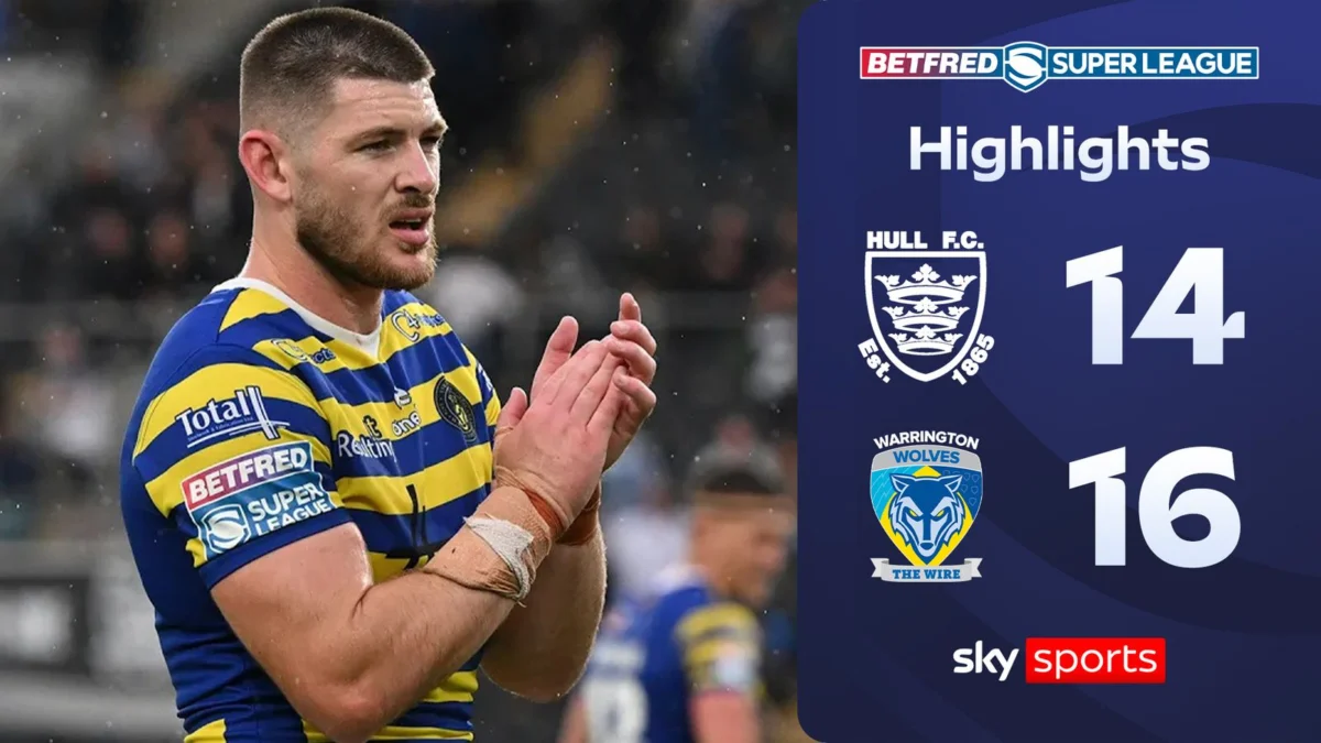 Warrington Wolves edge Hull FC to extend winning streak