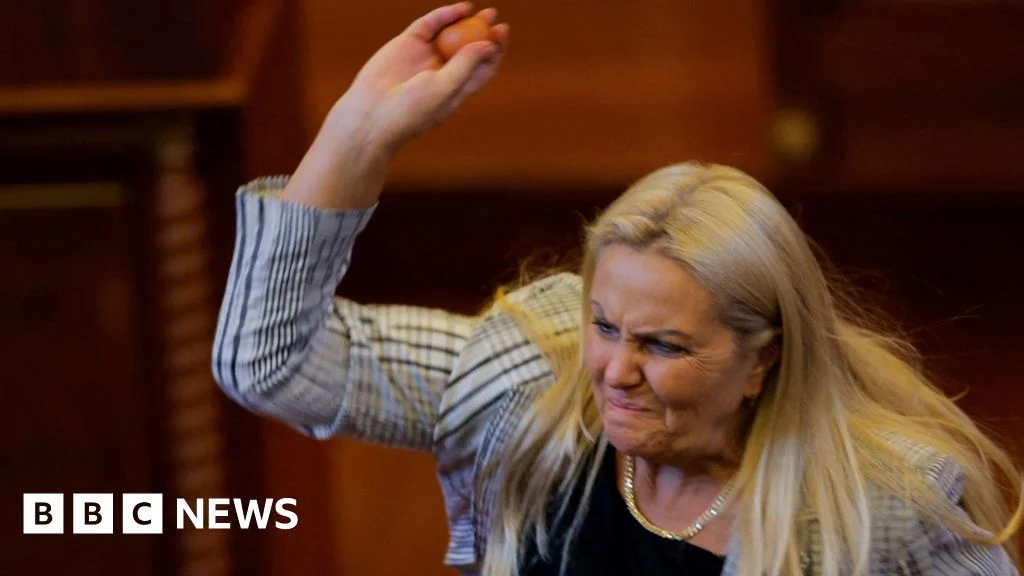 Kosovo opposition MP throws eggs at acting PM in parliament