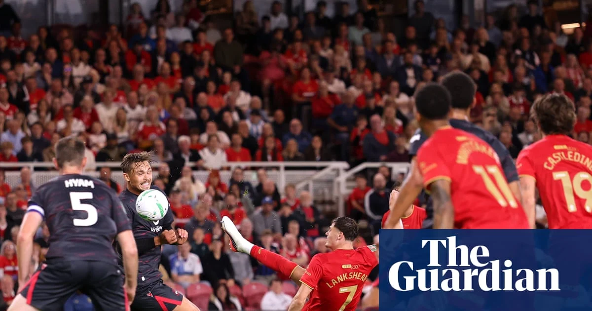 Will Lankshear’s debut goal gives Middlesbrough Carabao Cup win