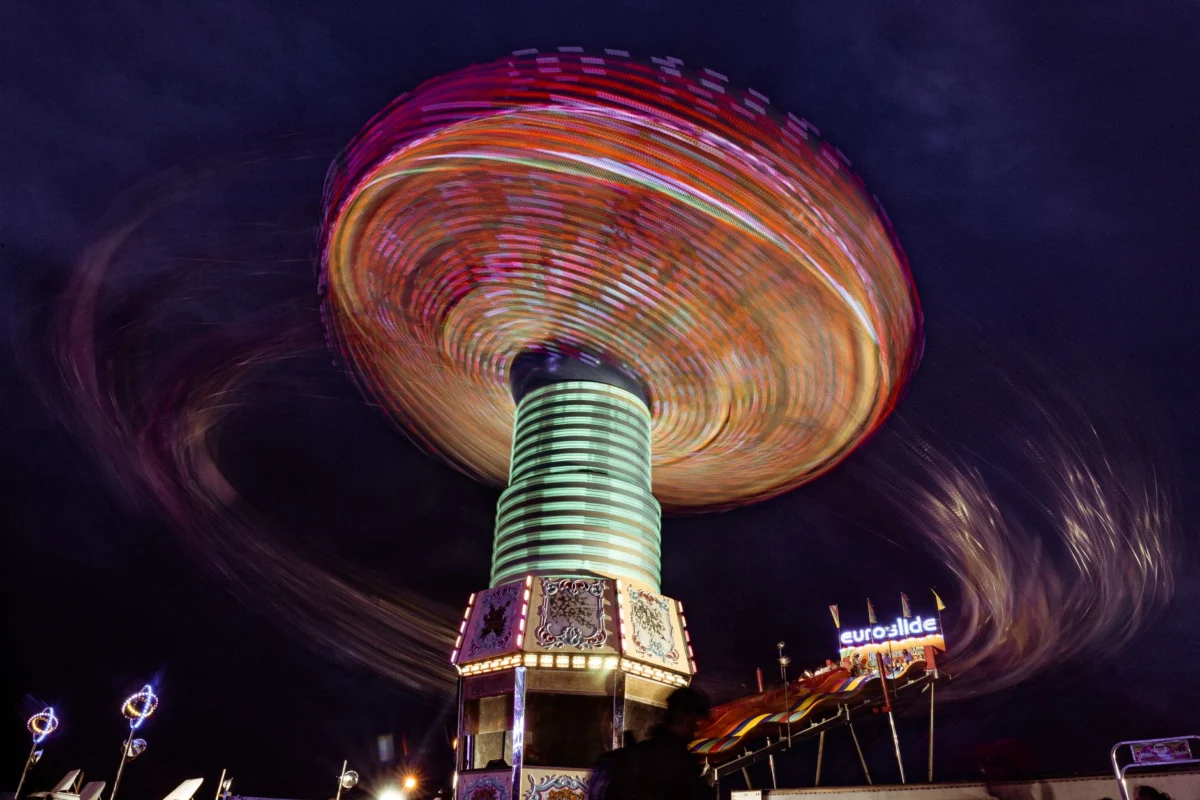 Minnesota fairgoers enjoy Tilt-A-Whirl as ride turns 100