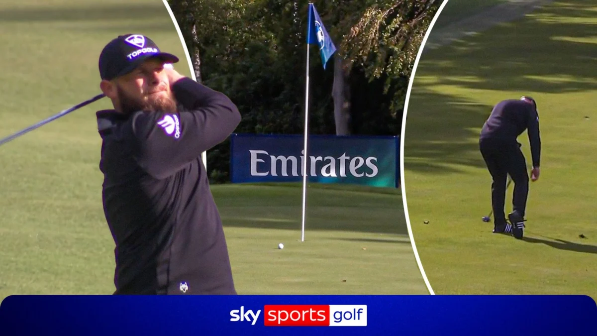 Tyrell Hatton Nearly Made Albatross on Par Five Fourth Hole