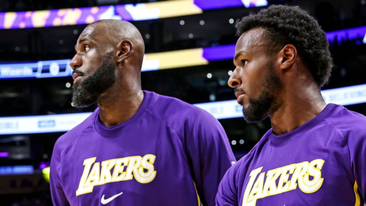 Bronny James Says He Hasn’t Discussed LeBron’s Lakers Exit Much