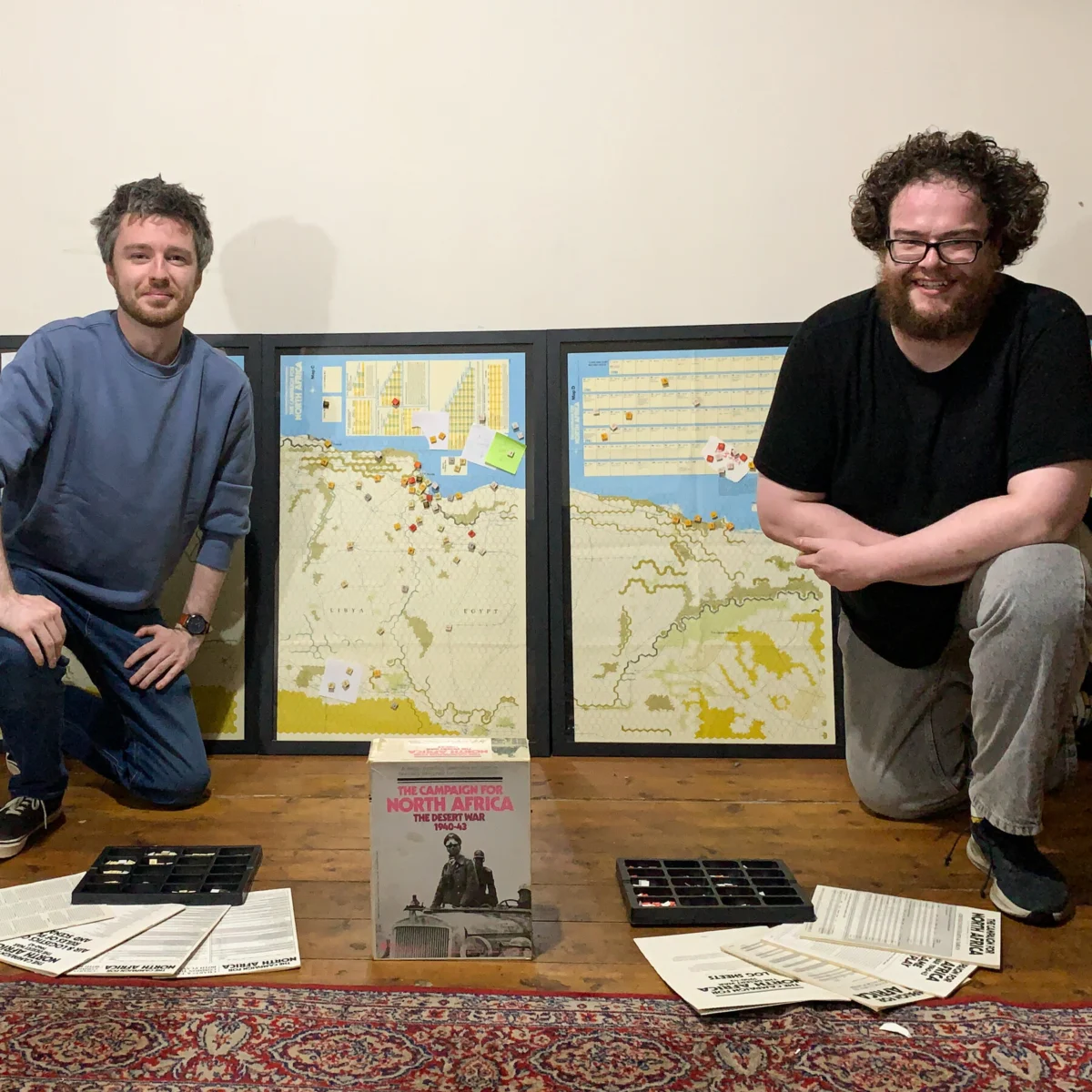 Two Friends Attempt to Finish Unfinished WWII Board Game
