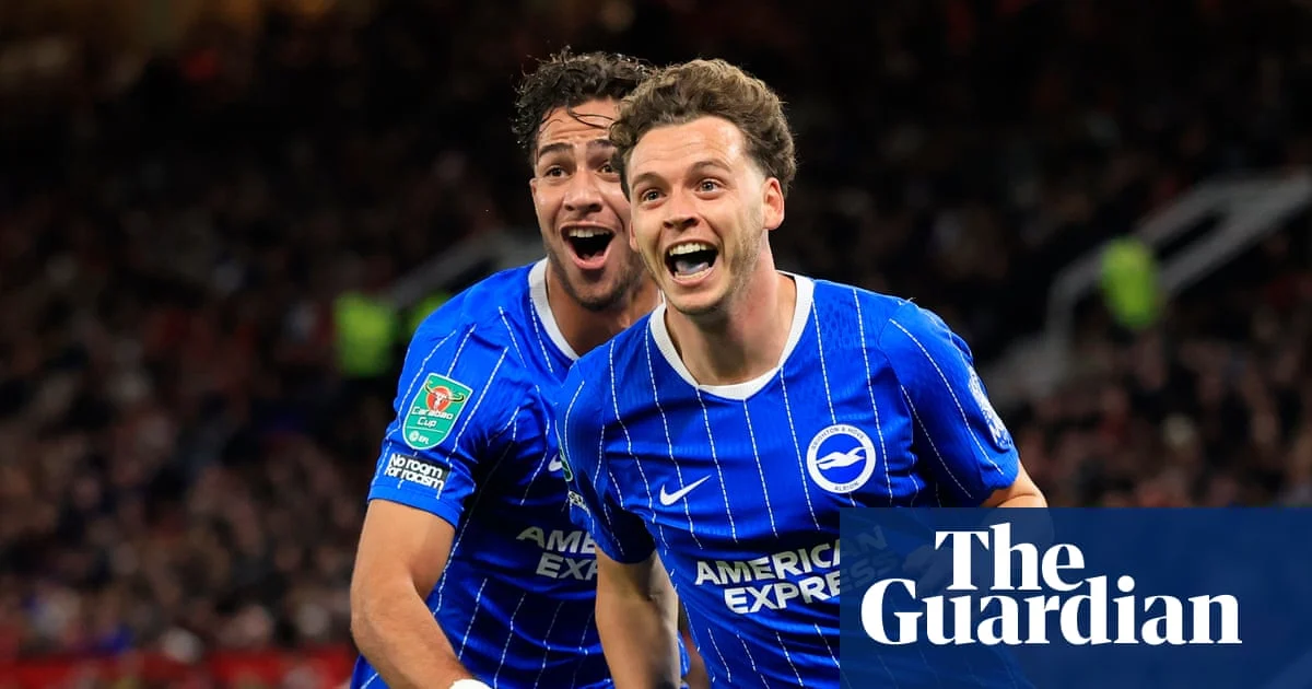Brighton comeback knocks Manchester United out of Carabao Cup