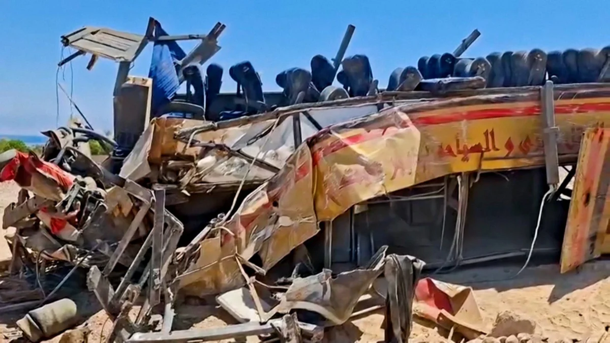 Deadly Bus Crash in Egypt’s Sinai Leaves 22 Dead, 28 Injured